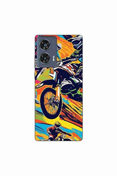 OEM Case compatible with Motorola Edge 50 Fusion Silicone Gel Tpu Motocross P...