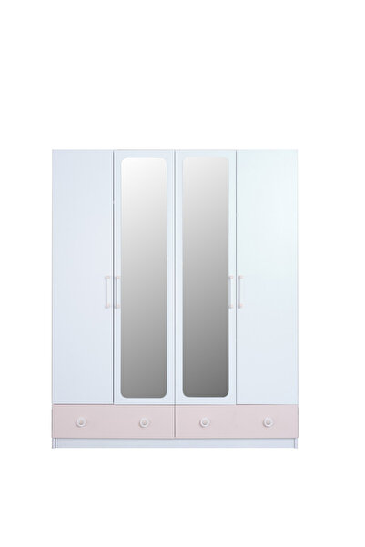 İYENA HOME LİVİNG Gardırop Flam 4 Kapaklı Dolap Gardırop