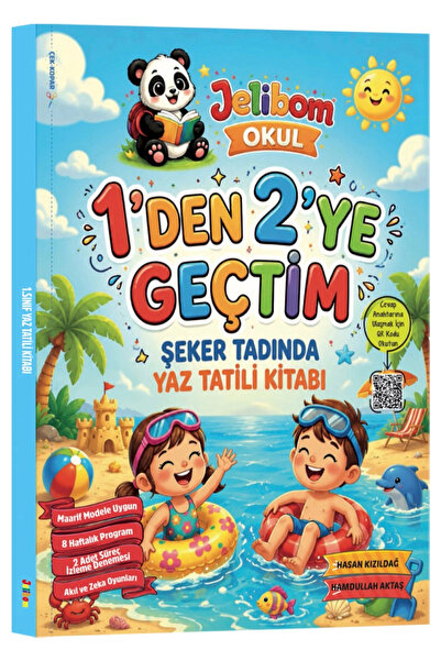 Kurul Yayıncılık 1'den 2'ye Geçtim Şeker Tadında Yaz Tatili Kitabı
