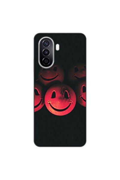 OEM Θήκη συμβατή με Huawei Nova Y70 από σιλικόνη gel TPU με σχέδιο Grungy Smi...