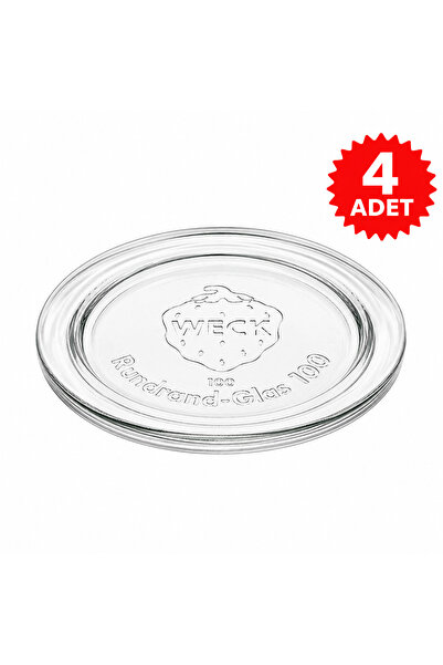 Weck Çap 100 Cam Kavanoz Kapağı (4 Adet) - Orijinal Alman Yedek Parça