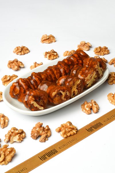 Turuncu Kuruyemiş Bol Cevizli Sarı Sucuk 1 kg