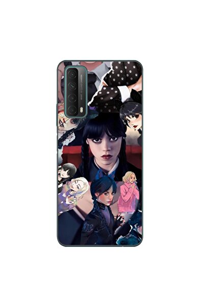 OEM Husa compatibila cu Huawei P Smart 2021 Silicon Gel Tpu Model Colaj Scene...
