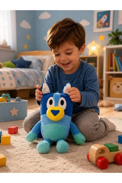 ŞAŞKIN HOUSE SEVİMLİ BLUET PELUŞ OYUNCAK 28 CM PELUŞ OYUNCAK & OYUN ARKADAŞI ...