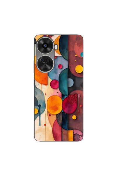 OEM Husa compatibila cu Huawei Nova 12 SE Silicon Gel Tpu Model Abstract Shap...