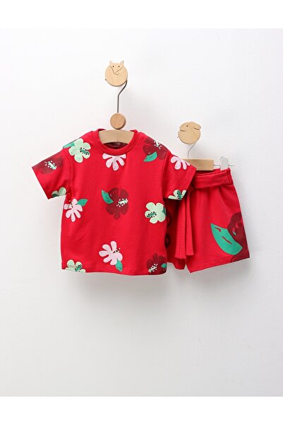 MiniKids Set de vara, Fluturi si Flori, ciclam