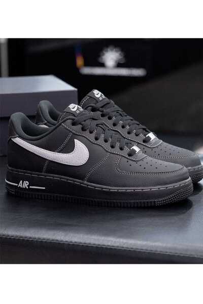 Nike Air Force 1 '07 LV8 REFLEKTÖRLÜ Erkek Siyah Spor Ayakkabı (Blue Sport )