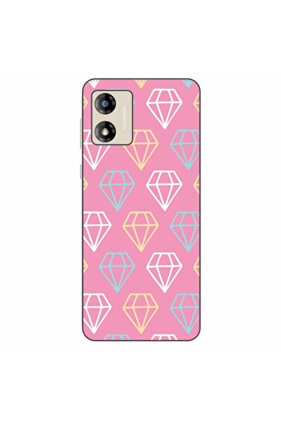 OEM Husa compatibila cu Motorola Moto E13 Silicon Gel Tpu Model Diamond Patte...