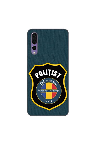 OEM Θήκη συμβατή με Huawei P20 Pro από σιλικόνη gel TPU, μοντέλο Αστυνομικός