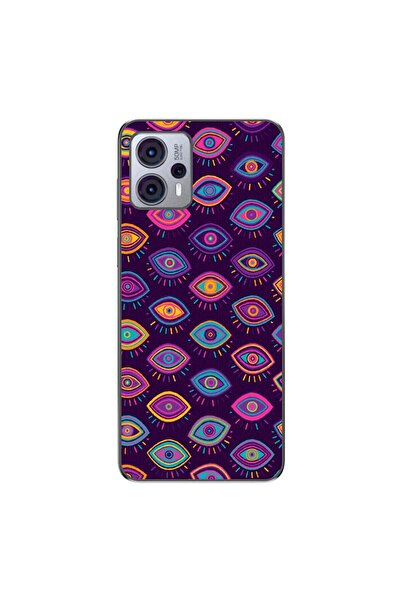 OEM Θήκη συμβατή με Motorola Moto G23 από σιλικόνη gel TPU με σχέδιο Tribal Eyes