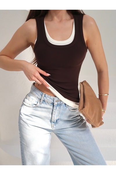 Paw Garage Women's Elira Silk Camisole Garnished Undershirt