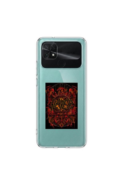 PPKin Poco C40 Compatible Metal 17 Design Transparent Case