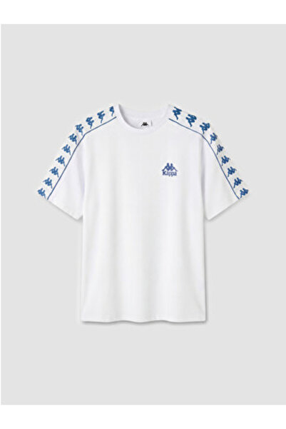 LC Waikiki New Season White Crew Neck Printed Men's Sports T-Shirt