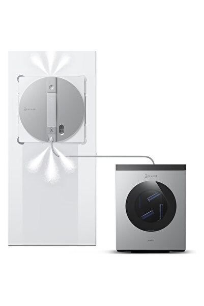Ecovacs Autonomous Window Cleaning Robot WINBOT W3 OMNI, Self-Cleaning Statio...