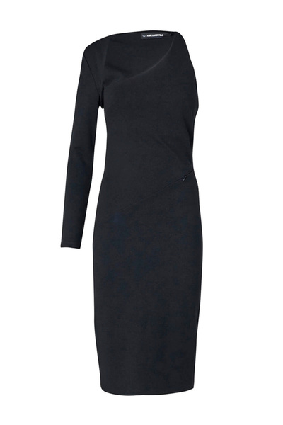 Karl Lagerfeld Γυναικείο Party Φόρεμα Μαύρο 246W1315-999 BLACK