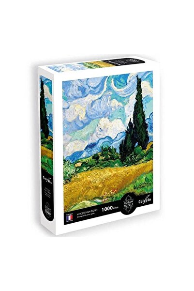 Piatnik Puzzle Piatnik, Câmp de grâu cu chipreși - Vincent van Gogh, 1000 piese