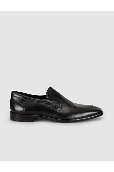 Cabani Premium Leather Black Men's Classic Shoes