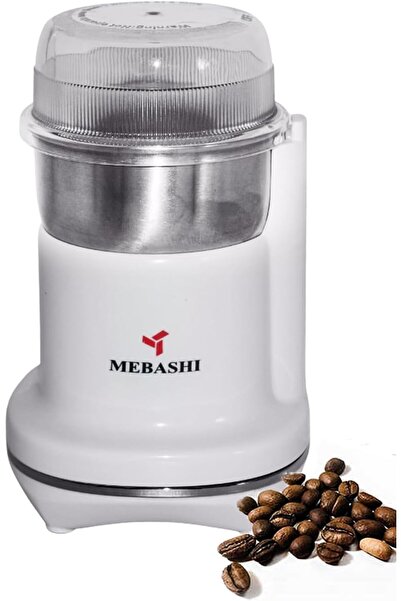 MEBASHI Coffee Grinder - 50g Capacity, Stainless Steel Bowl, Overheat Protect...