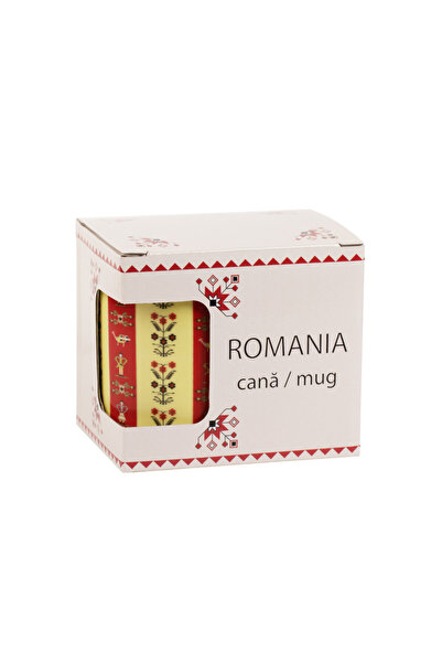 Magnetella Cana din portelan, Motive florale, 325 ml, MB291