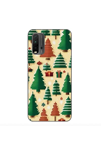 OEM Husa compatibila cu Xiaomi Redmi 9T Silicon Gel Tpu Model Pixel Art Chris...