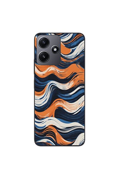 OEM Husa compatibila cu Xiaomi Redmi 12 5G Silicon Gel Tpu Model Abstract Cra...