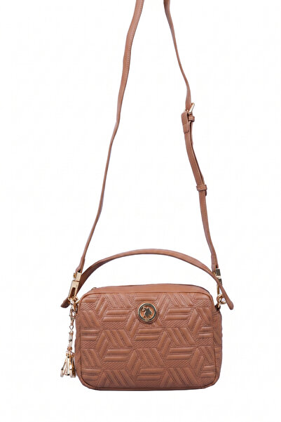 U.S. Polo Assn. U.S. Polo Assn., GEANTĂ CROSSBODY, CULOARE BEJ, cu logo, pent...
