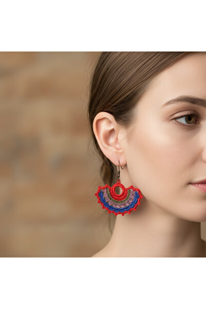 Pafuli Hand Knitted Ethnic Earrings