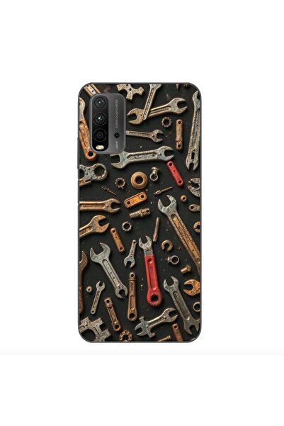 OEM Husa compatibila cu Xiaomi Redmi 9T Silicon Gel Tpu Model Mechanic Tools ...
