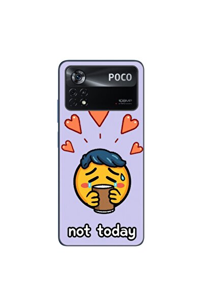 OEM Θήκη συμβατή με Xiaomi Poco X4 Pro Σιλικόνης Gel TPU Μοντέλο Not Today