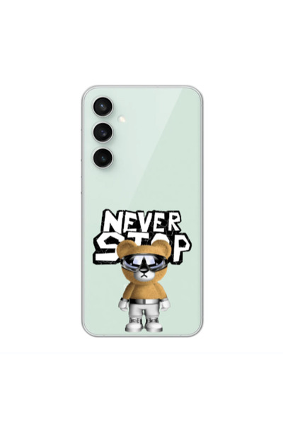 Other Samsung S24 Plus Never stop Transparent Silicone TPU Θήκη