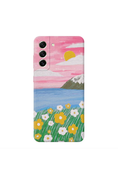 Other Samsung S22 Plus Sun and Flowers Transparent Silicone TPU Θήκη