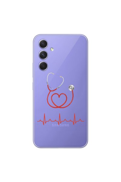 Other Samsung S25 PLUS Stethoscope Transparent Silicone TPU Θήκη