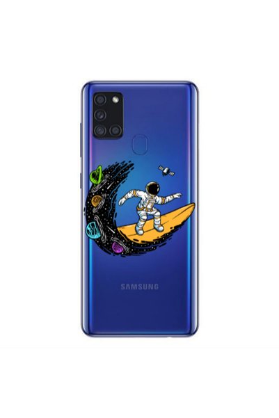 Other Samsung A21S Surf in space Transparent Silicone TPU Θήκη