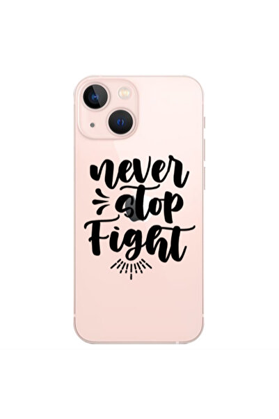 Other Apple iPhone 13 Never stop fight Transparent Silicone TPU Θήκη