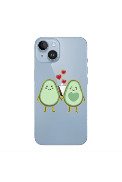 Other Apple iPhone 14 Plus Avocados Transparent Silicone TPU Θήκη