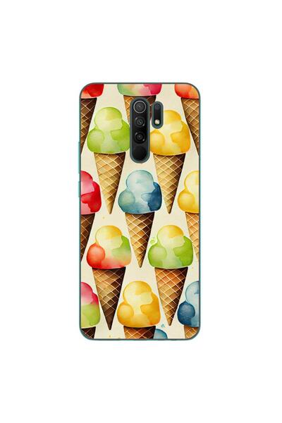 OEM Калъф, съвместим с Xiaomi Redmi 9, силиконов гел TPU модел с десен на сла...