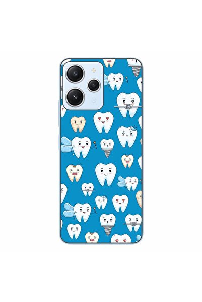 OEM Husa compatibila cu Xiaomi Redmi 12 4G Silicon Gel Tpu Model Dentist Pattern