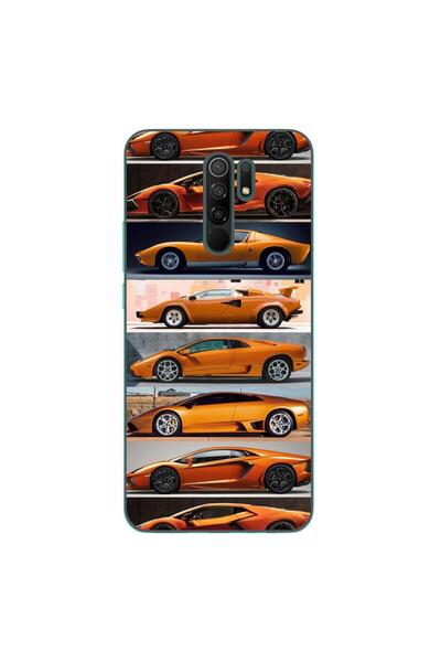 OEM Husa compatibila cu Xiaomi Redmi 9 Silicon Gel Tpu Model Masini Lamborghini