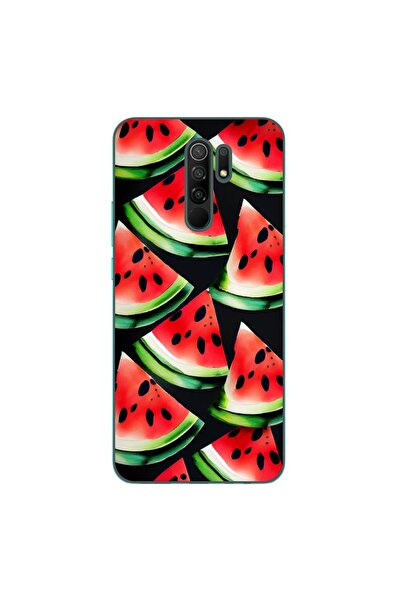 OEM Case compatible with Xiaomi Redmi 9 Silicone Gel Tpu Pattern Watermelon S...