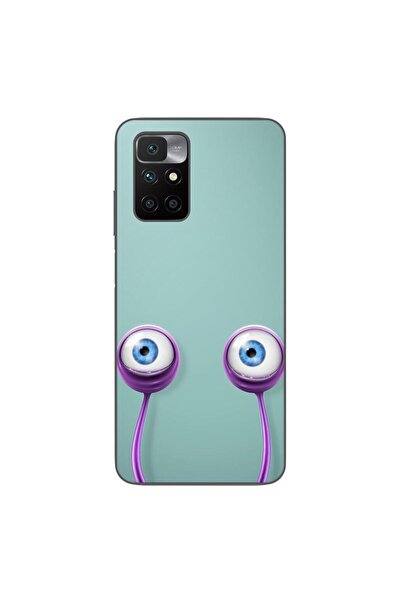 OEM Θήκη συμβατή με Xiaomi Redmi 10 Σιλικόνης Gel TPU με σχέδιο Μάτια Σαλιγκα...