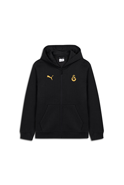 GSStore Galatasaray Puma Çocuk Fermuarlı Kapüşonlu Sweatshirt 78291511