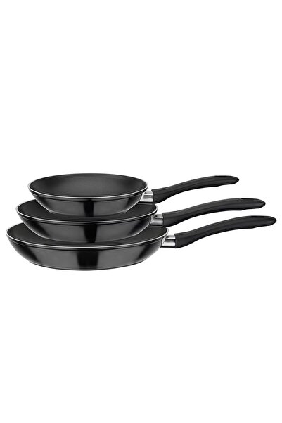 OEM Set Nova de 3 tigăi din aluminiu ø20/24/28 cm, cu strat antiaderent, comp...