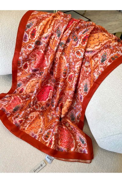Modario Si̇yane Cotton Shawl Pattern 3 - 6