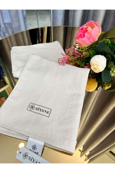Modario Si̇yane Natural Cotton Shawl - 17