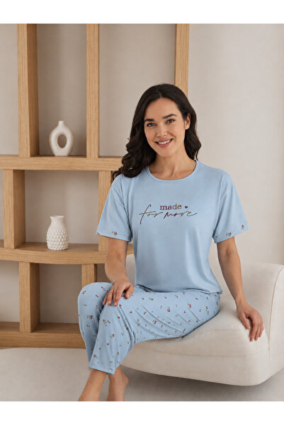 Pijamoni KISA KOL ALTI UZUN MİLAN PİJAMA TAKIMI