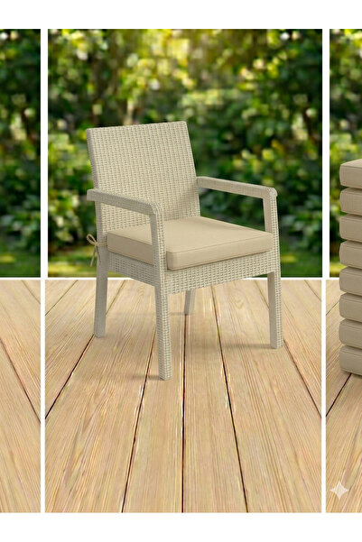EVZEN HOME nunu,5 cm yüksekliğinde süngerli krem rengi bağcıklı fermuarlı san...