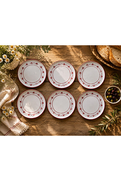 Yasvera Ceramics 6’lı pasta tabağı