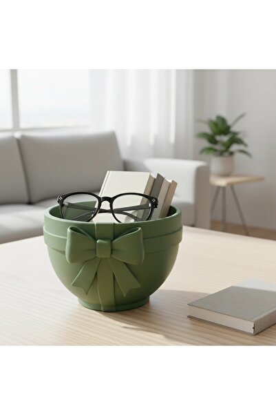 OEM Decorative Bowl with Bow Design, Small Objects Holder 15 cm