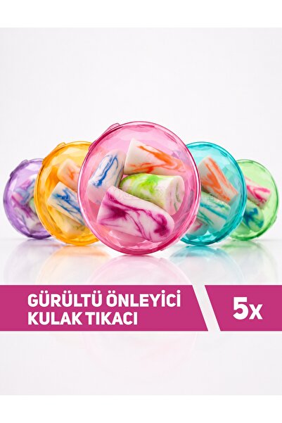 MOLDEX Yüksek Konforlu Gürültü Önleyici 7802 Spark Plugs Kulak Tıkacı - 5 Kut...