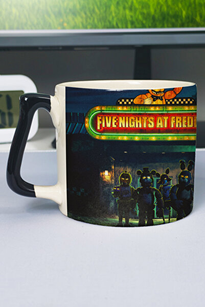 ZipZap Five Nights at Freddy's Printed Ceramic Luxury Mug (1 Piece) Custom Bl...